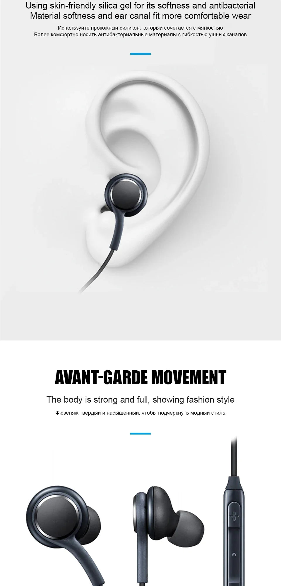 Wired Type‑C Earphones, In‑Ear 3.5mm Earbuds Headphones, Stereo Headset Audio Accessories for Android Smartphones