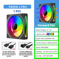 Veebyte PRISM 4 PRO Computer Chassis Fan 120mm 5V 3PIN ARGB 4 Pin PWM Quiet Cooling Fan 12V Large Air Volume 45.2CFM/600-1500RPM