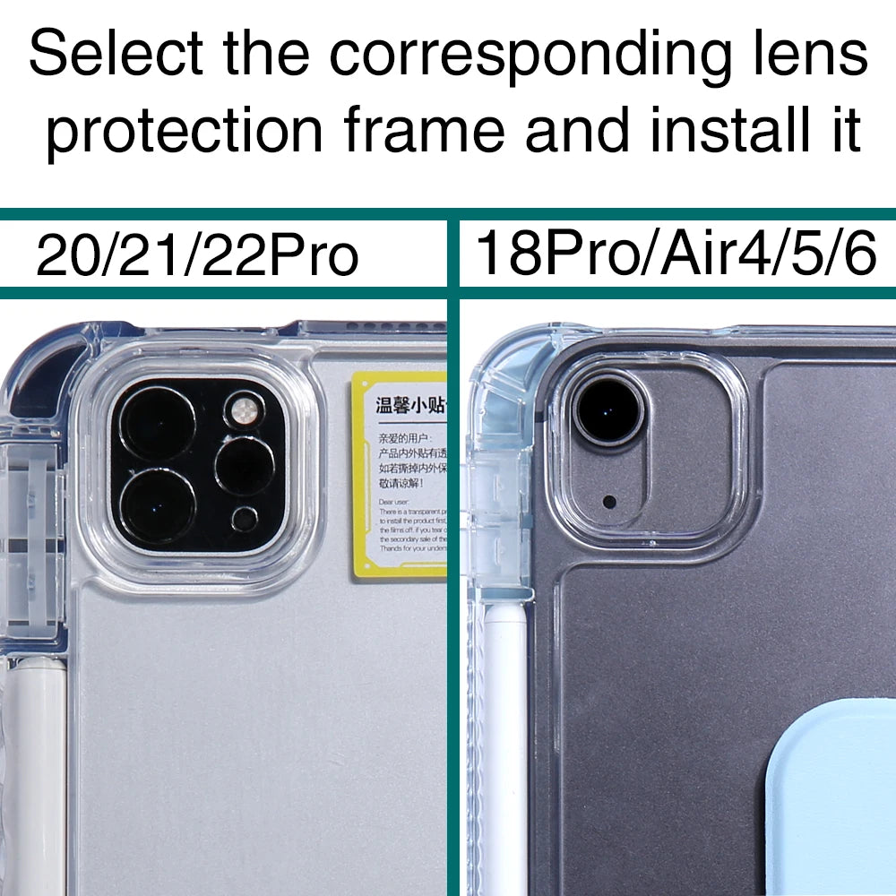 For 2025 iPad A16 Case iPad 11th Generation 11th Air7 6 9th Cover Gen iPad Pro11 4 5 10.9in 12.9 Mini6 7 10.2 Pencil Holder Case