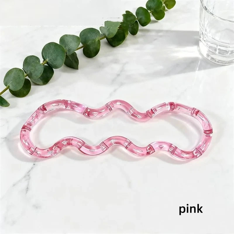 Transformable Knot Stress Relief Toy Rainbow Twisting Rope for Adults and Students, Boredom Busting Gadget for Class and Office, Portable Anti-Anxiety Stress-Relief Fidget Toy