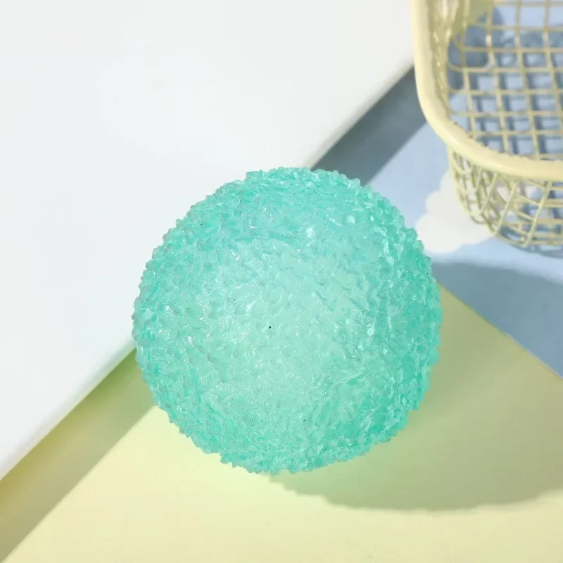 Ice Ball Maltose Squishy Toys Blue Mochi Sensory Fidgets Toy Simulated Transparent Anti Stress Slow-rebound Decompression Toy