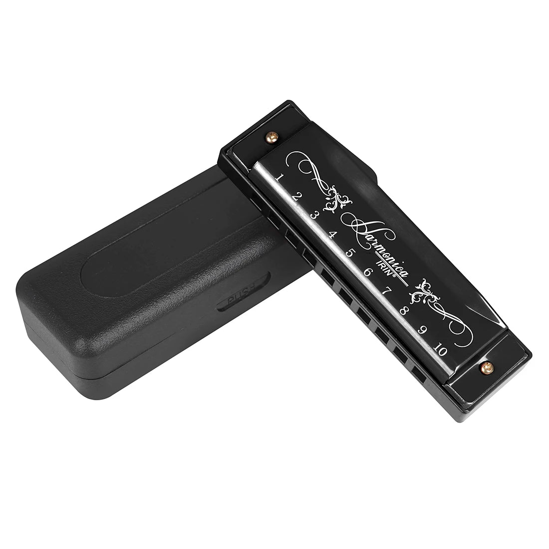 IRIN 10 Holes Harmonica New Style Colorful C Key Harmonica Woodwind Instrument Harmonica for Beginners