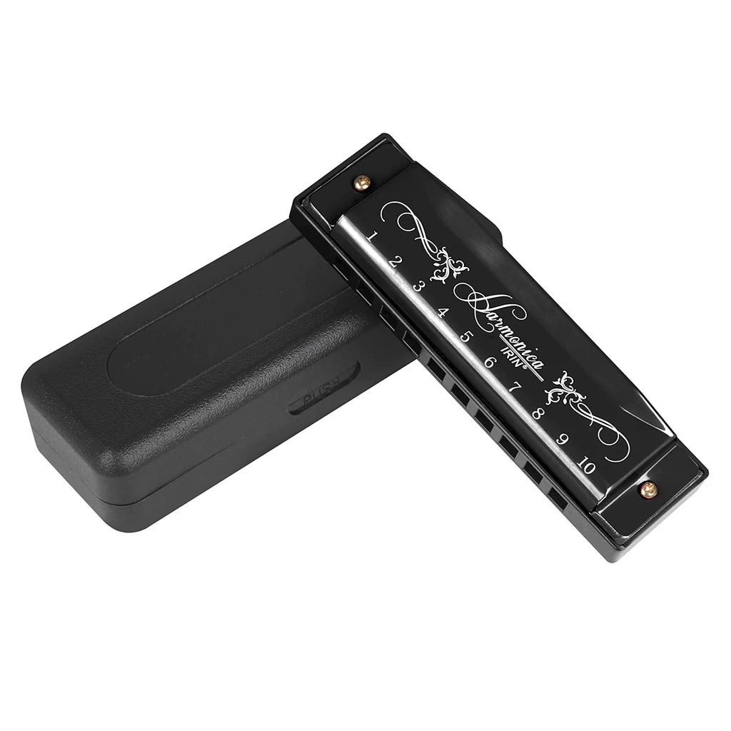 IRIN 10 Holes Harmonica New Style Colorful C Key Harmonica Woodwind Instrument Harmonica for Beginners