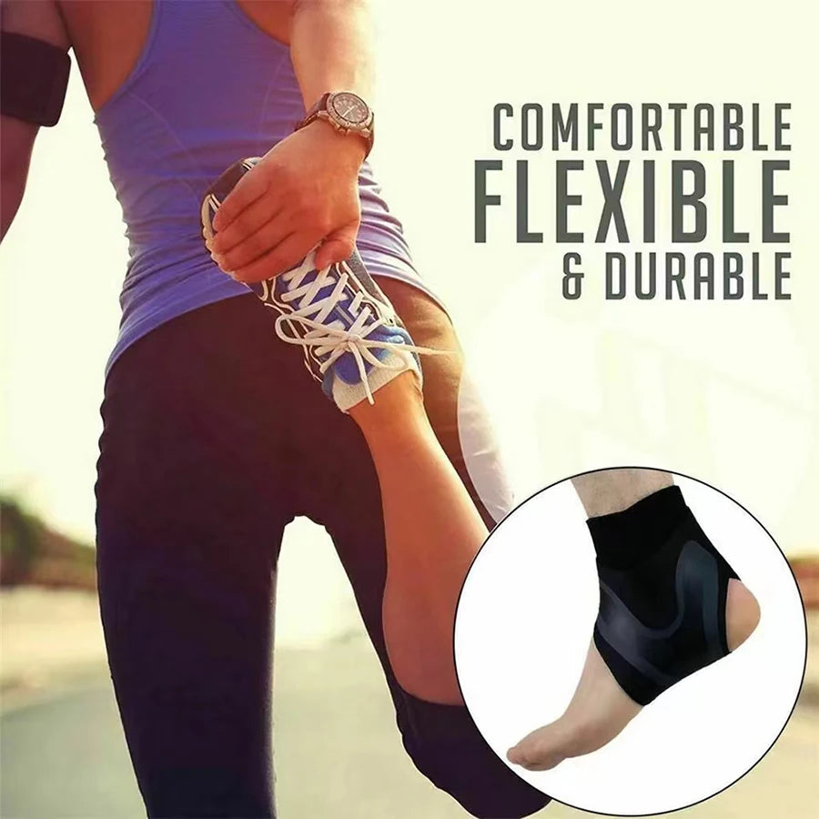 1 Pc Ankle Brace Support Compression Sleeve Breathable Running Foot Bandage Football Cycling Protective Wrap Sport Socks