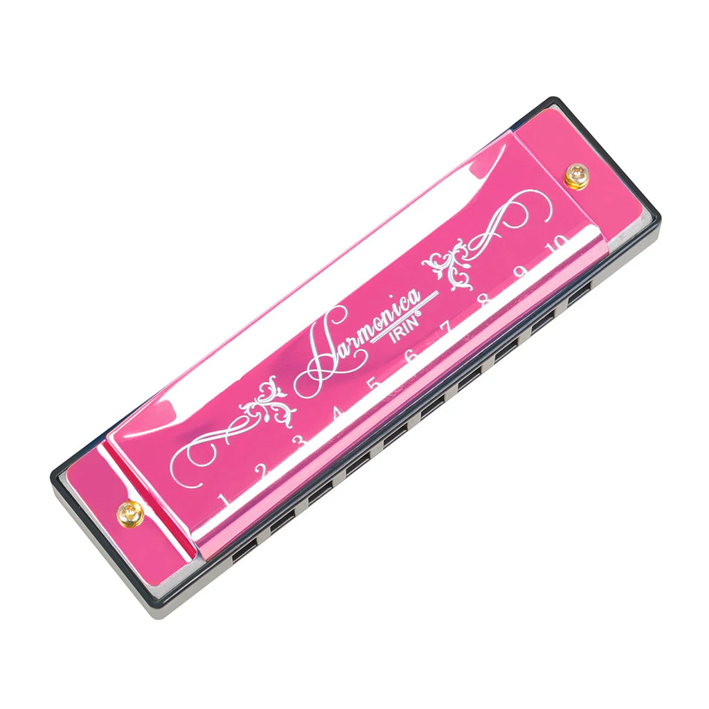 IRIN 10 Holes Harmonica New Style Colorful C Key Harmonica Woodwind Instrument Harmonica for Beginners