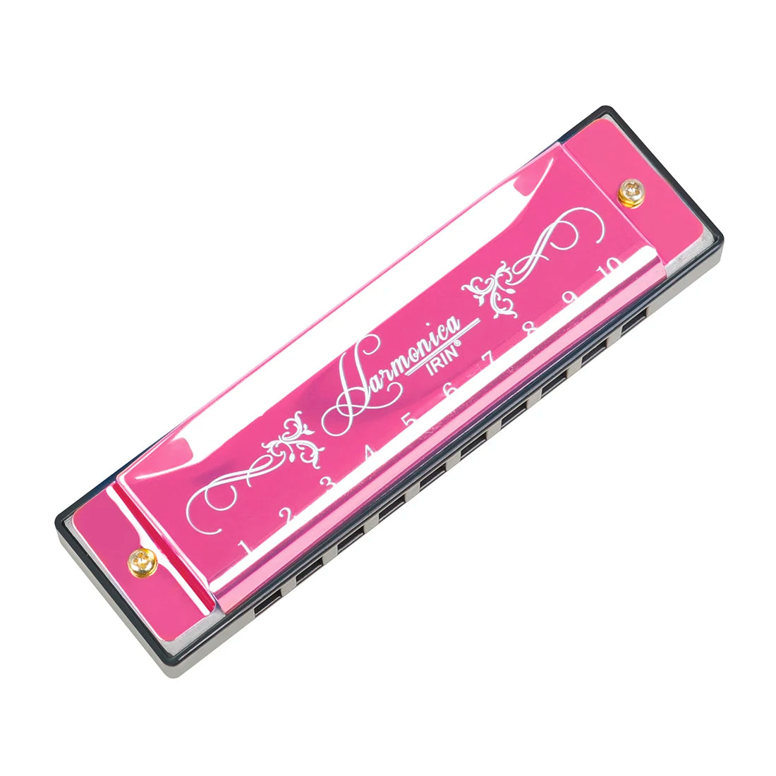 IRIN 10 Holes Harmonica New Style Colorful C Key Harmonica Woodwind Instrument Harmonica for Beginners