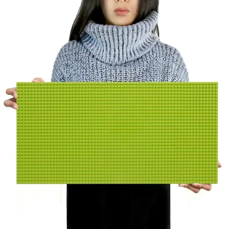 32*64 Holes Classic Building Blocks Base Board, DIY Assembled Building Blocks Wall Compatible With Brand Gift Toys