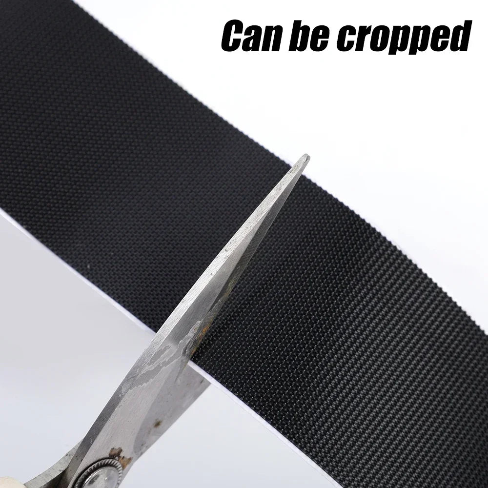 Car Floor Mat Fixed Patches Self Adhesive Hook and Loop Fastener Tape Double Sided Sewable Stickers for Car Carpet Dashboard DIY
