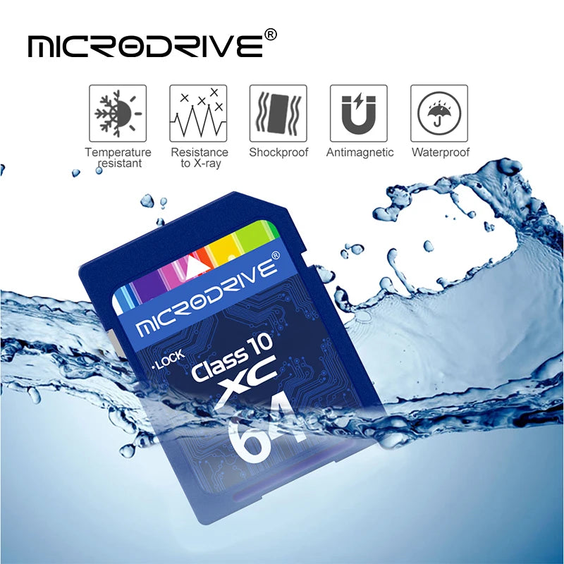 High Speed Class10 SD Card 32GB SD Card 128G 64GB 32GB 16GB Carte SD Memory Card SD Pendrive for Camera Microdrive