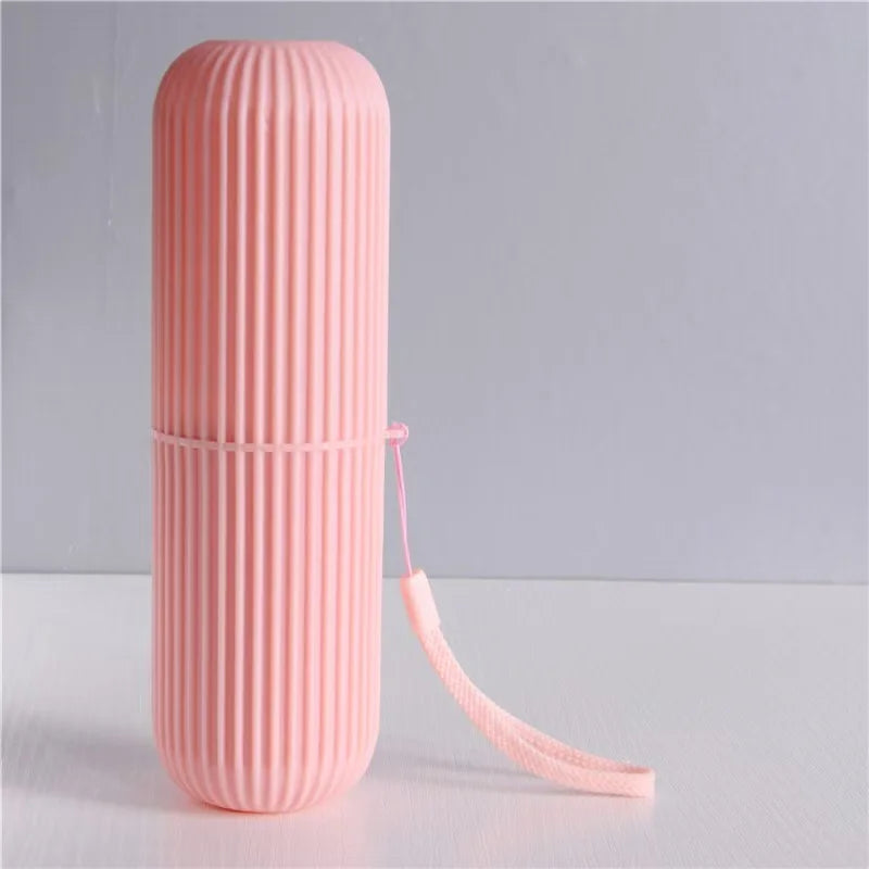 Portable Toothpaste Toothbrush Protect Holder Case Travel Camping Storage Box Organizer Travel Toiletries Storage Cup New Creat