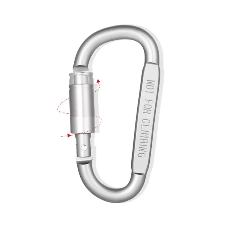 4-6PCS Carabiner Set For Key Camping Survival EDC Outdoor Keychain Clip  Alloy Aluminum Tactical Caribiner Hook Karabiners