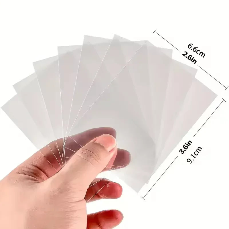 Clear Penny Card Sleeves 66x91mm 100/300Pcs Waterproof Card Protectors for Pokemon TCG Yugioh MTG Baseball Sports Trading Cards