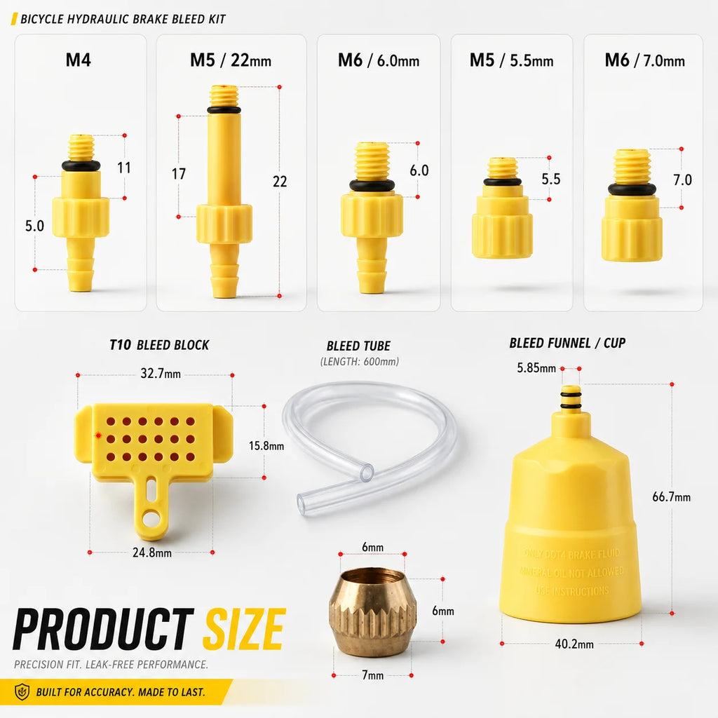 Bicycle Brake Oil Bleed Kit Brake Mineral Oil 60ML MTB Road Bike Hydraulic Disc Brake Oil Bleed Kit For SHIMANO TEKTRO SRAM NUTT