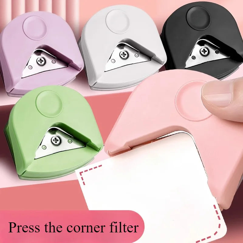 Circle Cutter Button Maker Corner Round Machine Corner Punching Portable Paper Cutter Card Photo Cutting
