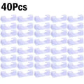 Cable Clips Organizer Drop Wire Holder Cord Management Self-Adhesive Cables Manager Fixed Clamp Wire Winder For Home Office Car