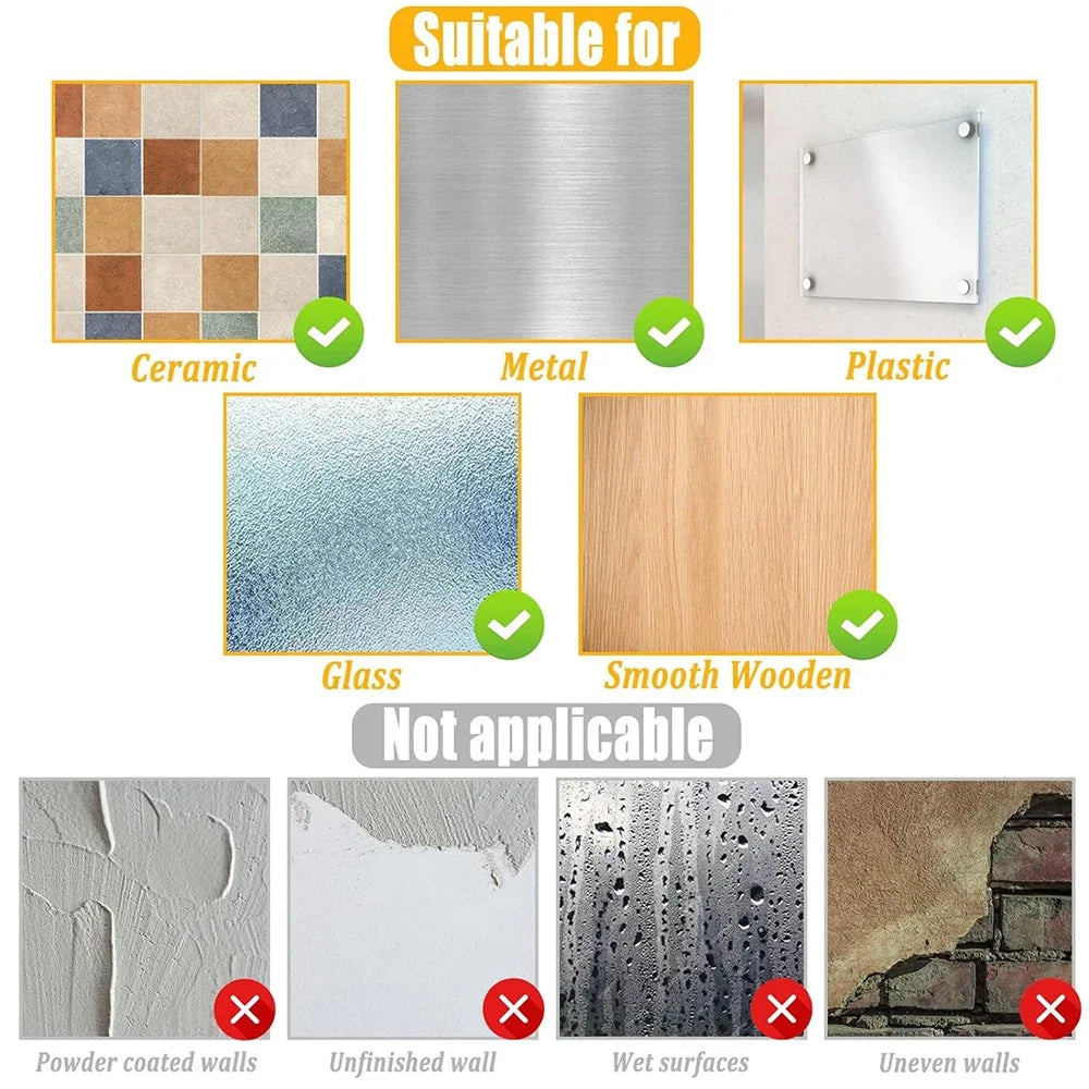 1-10m Clear Double-sided Nano Tape Removable Ultra-strong Adhesive Waterproof Extra Strong Sticky Strip Heavy-duty Two Side Tape