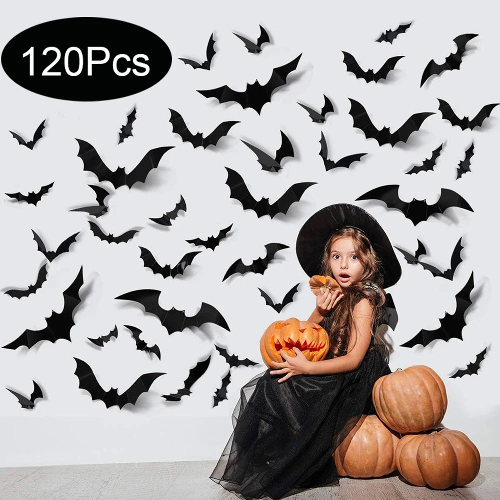 🦇 Decoración de Murciélagos 3D para Halloween 🎃🕸️