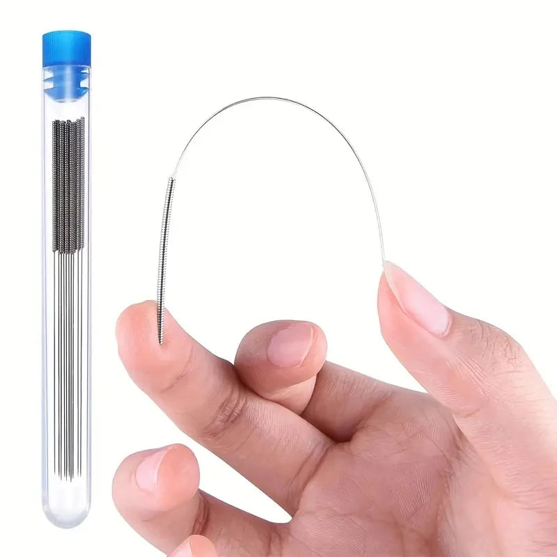 3D Printer Nozzle Cleaning Kit 0.2/0.25/0.3/0.35/0.4mm Stainless Steel Nozzle Cleaning Needles Cleaner For Car Wiper Gas Stoves
