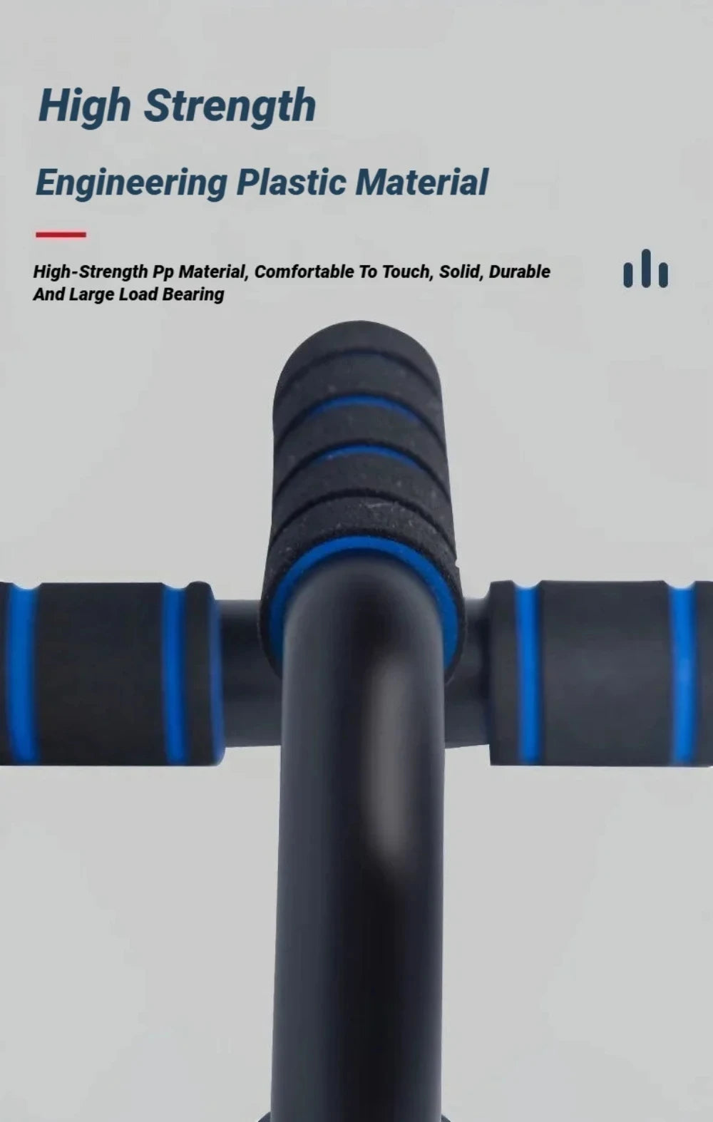 Non-Slip Push Up H-Shaped Support Bar Stand Home Fitness Power Rack Gym Handles Pushup Bars Exercise Arm Chest Muscle Training