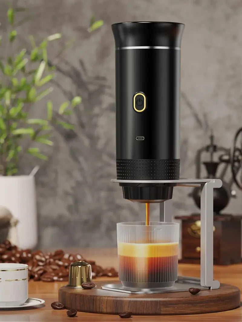 Máquina de Café Espresso Portátil Eléctrica Inalámbrica 3 en 1 ☕️🏕️