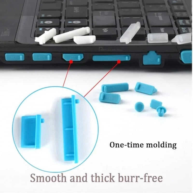 16Pcs Universal Anti Dustproof Notebook Port Plug Silicone Protector USB Elastic Laptop Computer Cover Stopper