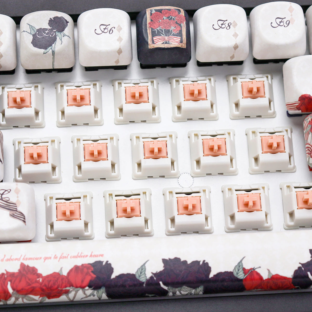 Holy Panda Tactile Switch 55g 62g 67g POM Creamy Switches Mechanical Keyboard Gaming Custom DIY 5-Pins Cherry MX Switch Hot-Swap