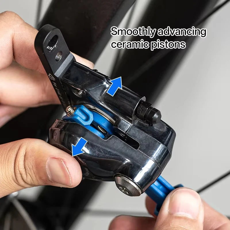 2in1 Bicycle Brake Pad Spreader Tool Durable Steel Rotatable Bike Oil Disc Piston Reset Hydraulic Brake Caliper Piston Extension