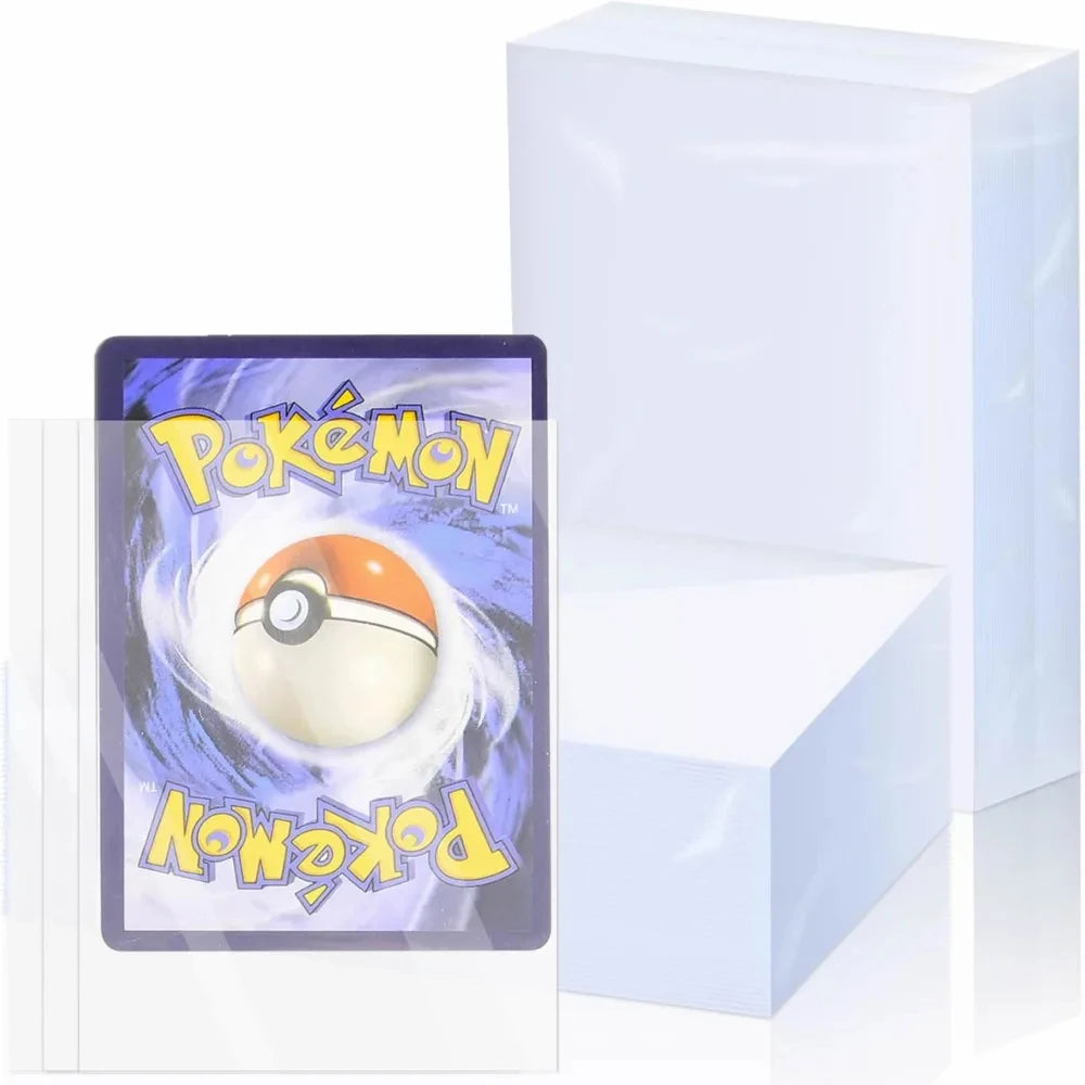 Clear Penny Card Sleeves 66x91mm 100/300Pcs Waterproof Card Protectors for Pokemon TCG Yugioh MTG Baseball Sports Trading Cards