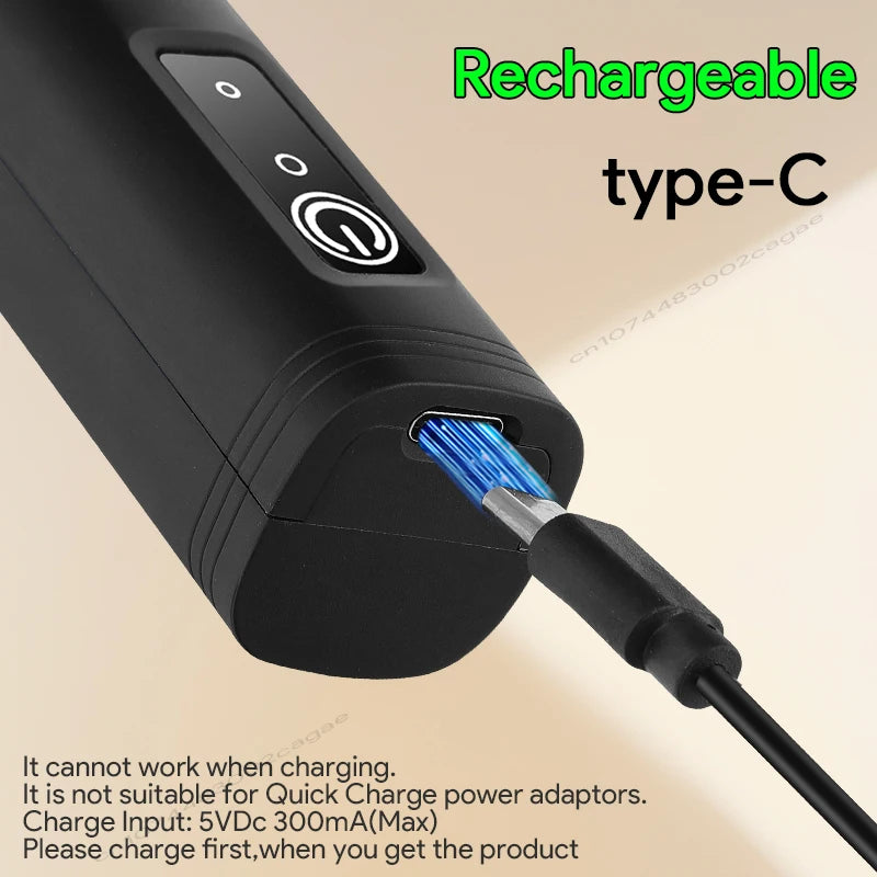 Espumador de Leche Eléctrico Inalámbrico con Carga USB Tipo C – Batidor de Mano de Acero Inoxidable ☕️🥛