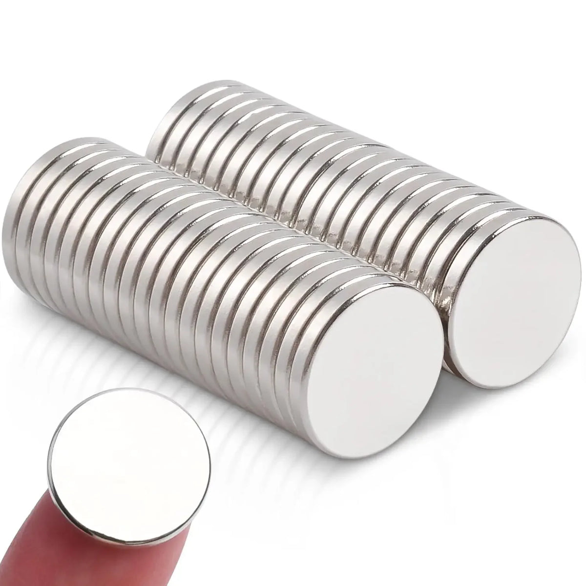 Mini Strong Magnets 6 X 2 mm Small Strong Magnets for Whiteboard, Extra Strong Mini Round Magnets for DIY Refrigerator