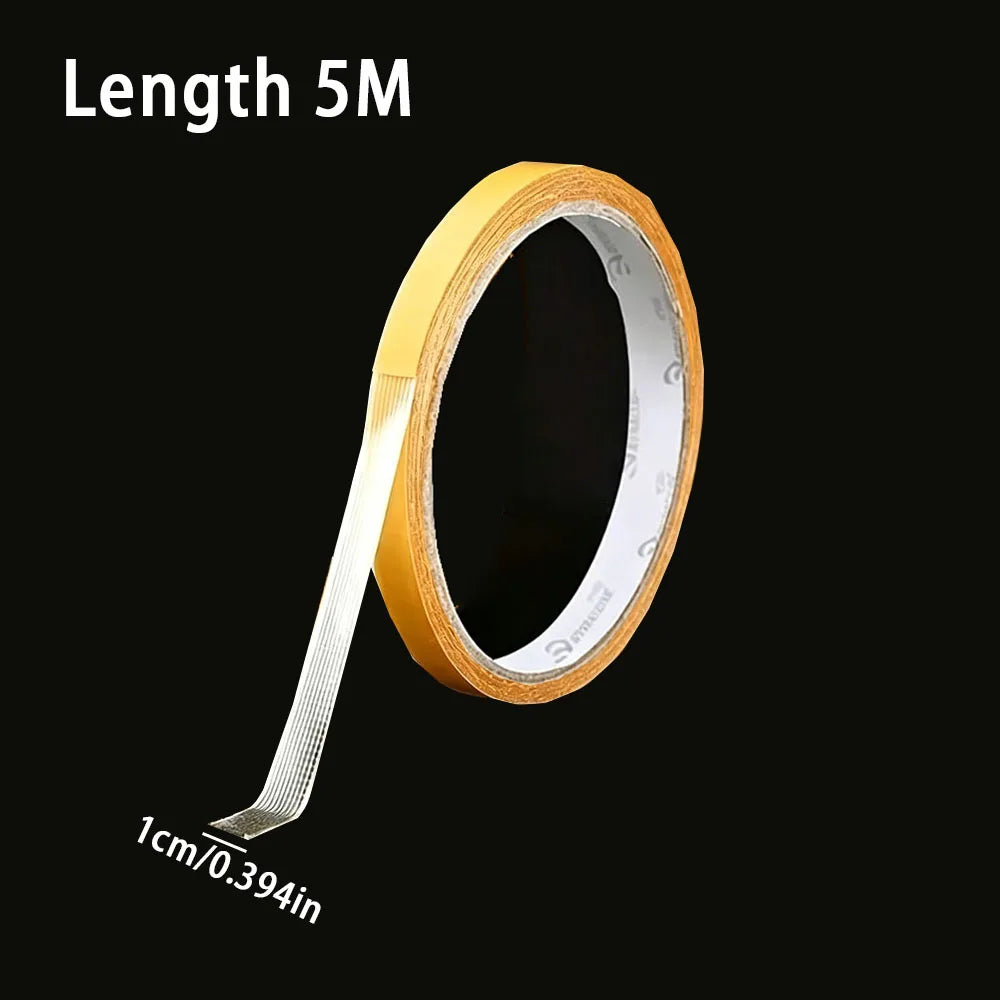 Super Thin Strong Fixation Double Sided Adhesive Tape Heavy Duty Translucent Mesh Waterproof Traceless Powerful Grid Carpet Tape