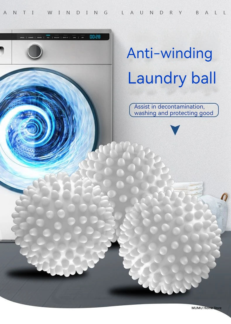 Reusable Laundry Balls for Washing Machine Anti-Winding Magic Balls Drying Cleaning Washing Machine Balls Cleaning Supplies