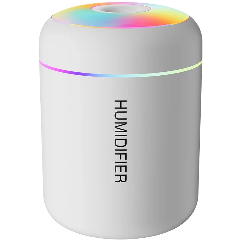 Mini Humidificador de Aire USB de 180 ml con Difusor de Aromas, Luces LED y Nebulización para Auto, Hogar y Dormitorio 🚗🏠🛏️