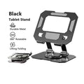 360 Degree Adjustable Foldable Desktop Phone Tablet Metal Stand, Sturdy and Durable, Suitable for 4.7-12 Inch iPad Pro/Air/Mini