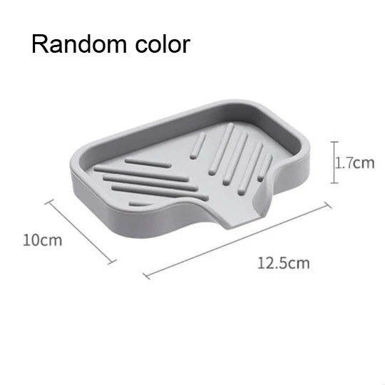 Silicone Faucet Mat Kitchen Sink Tray Soap Dispenser Sponge Drain Pad Sink SplashDrying Mat Countertop Storage Tray SoapTray