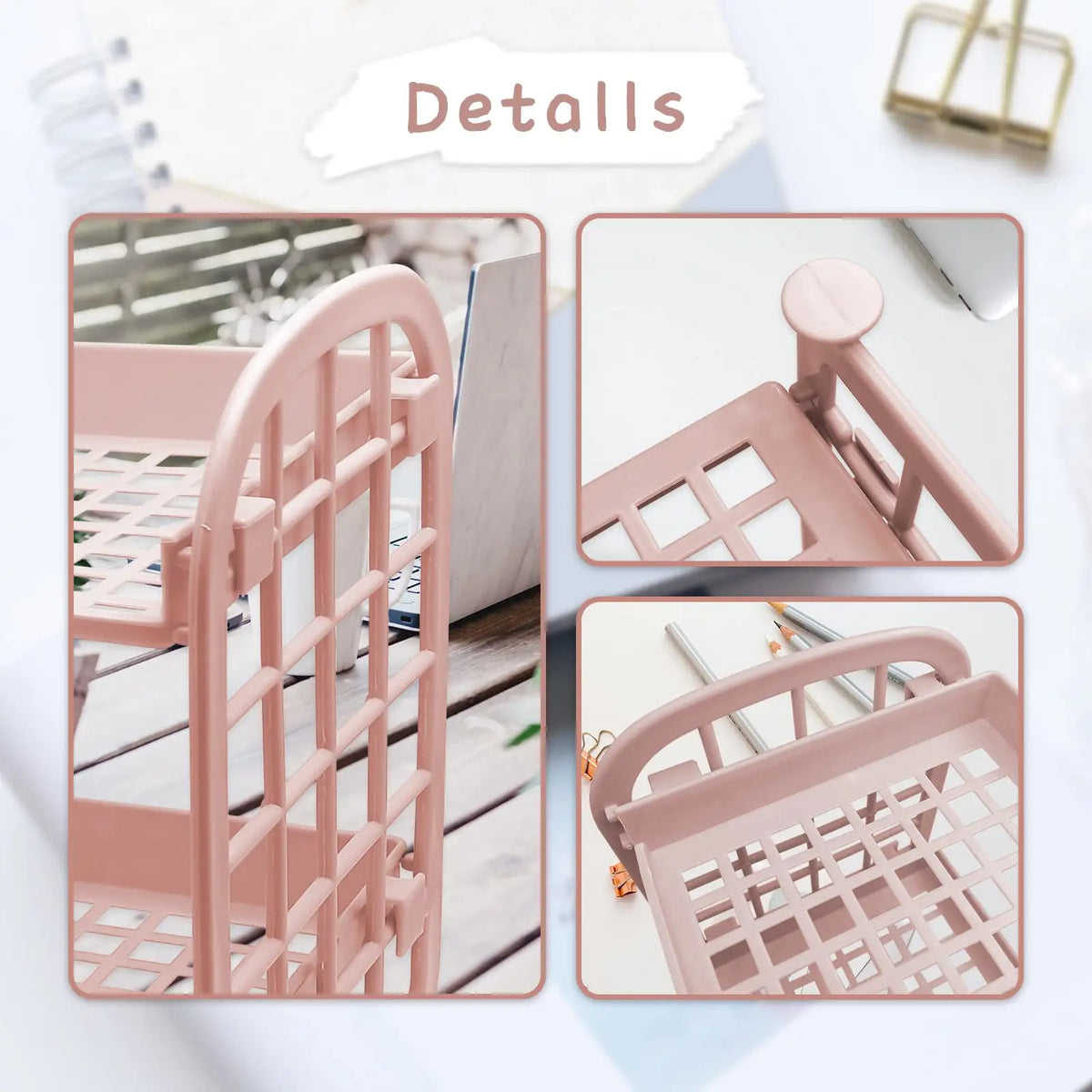 2-Tier Multifunctional Plastic Shelf Makeup Organizer for Skincare Office Kitchen Bedroom Bathroom Two Layer Hollow Storage Rack