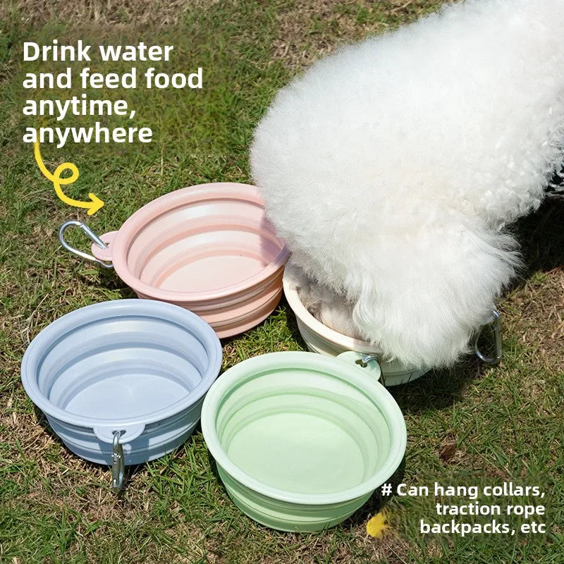 🐶🥣 Tazón Plegable Portátil para Mascotas 💧🐾