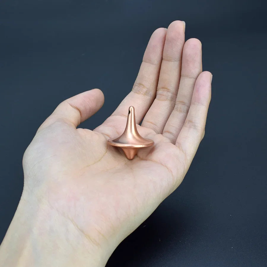 Mini Gyroscope Inception Metal Brass Rotating Gyroscope Decompression Gyroscope Creative Desktop Adult Mini Manual Rotator
