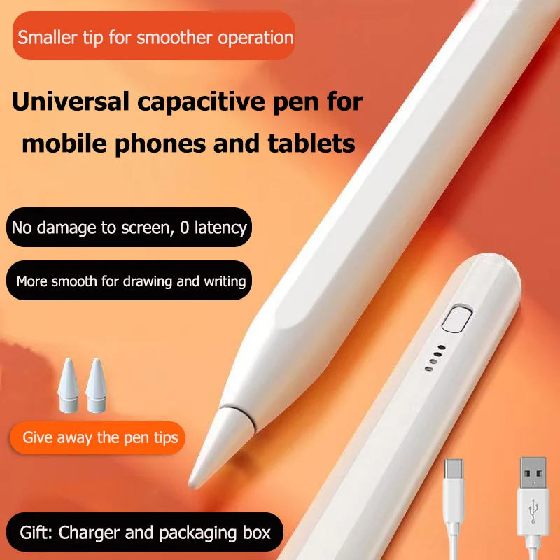 Palm Rejection Stylus Pen with Power Display for Apple iPad - Compatible with iPad 2018-2022 iPad Pro Air Mini