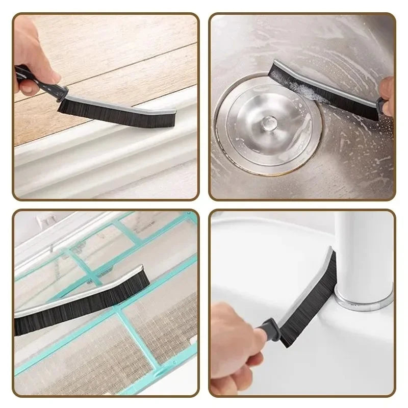 Durable Grout Gap Cleaning Brush Kitchen Toilet Tile Joints Dead Angle Hard Bristle Cleaner Brushes For Shower Floor Line 5/1Pcs