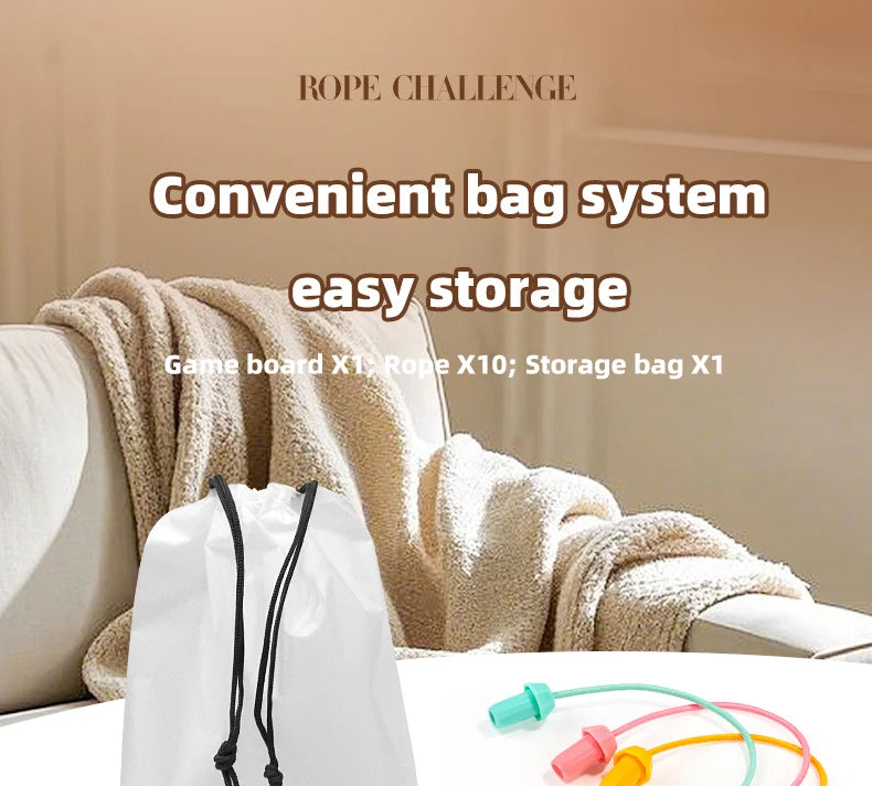 2025 New Rope Breaking Battle Challenge Puzzle Toy Knot Toy Children's Rope Decoding Game Logic Training