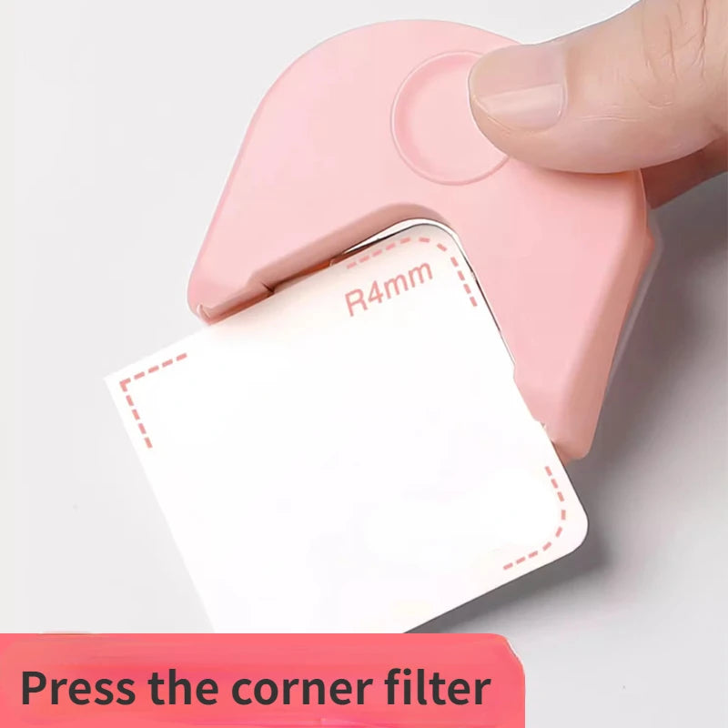 Circle Cutter Button Maker Corner Round Machine Corner Punching Portable Paper Cutter Card Photo Cutting