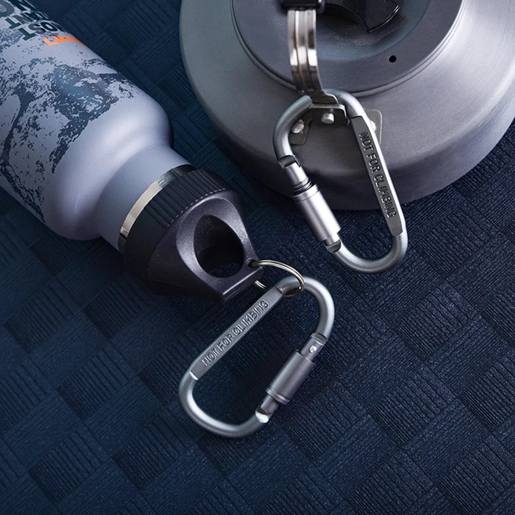 4-6PCS Carabiner Set For Key Camping Survival EDC Outdoor Keychain Clip  Alloy Aluminum Tactical Caribiner Hook Karabiners
