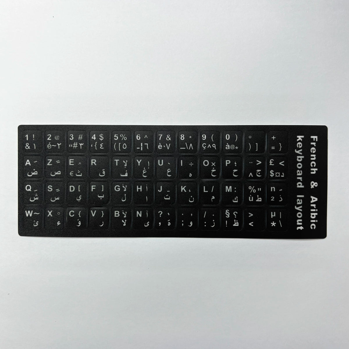 English Spanish Italian Korean French Deutsch Keyboard Stickers Frosted PVC Language Keyboard Sticker For Laptop Desktop PC