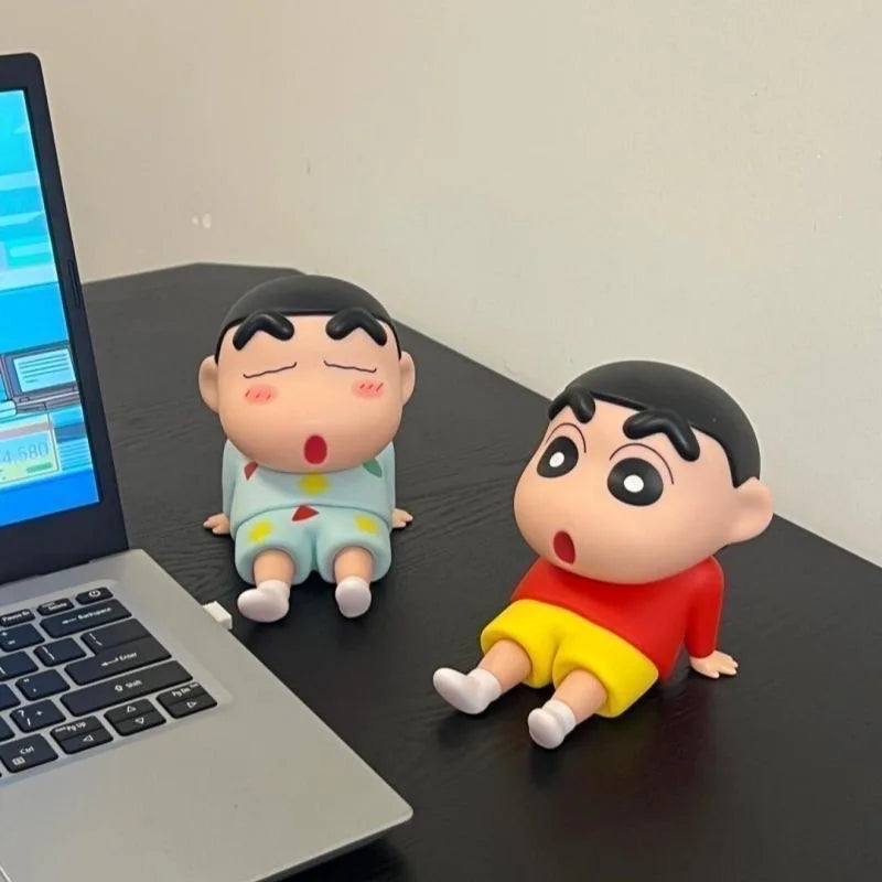 In Stock Anime Xiao Xin Mobile Phone Stand Universal Desktop Lazy Model Doll Desktop Handmade Ornament Holiday Surprise  Gift