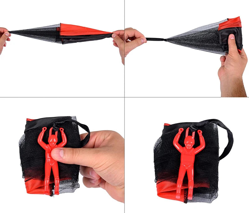 Parachute Toys for Kids Tangle Free Outdoor Flying Parachute Men Outside Toys Easter Basket Stuffers Idea Unique Boy Girl Gift