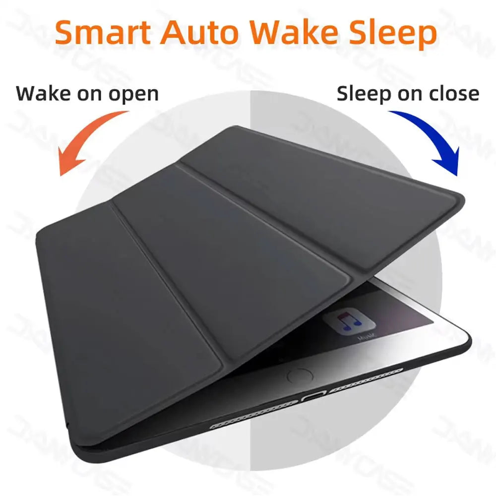 For iPad 10.2 Case 7/8/9th Generation Cover For 9.7 5/6th Air 2 Pro 11 1st/2nd/3rd/4th Air 4/5 10.9 Wake Up From Sleep Funda