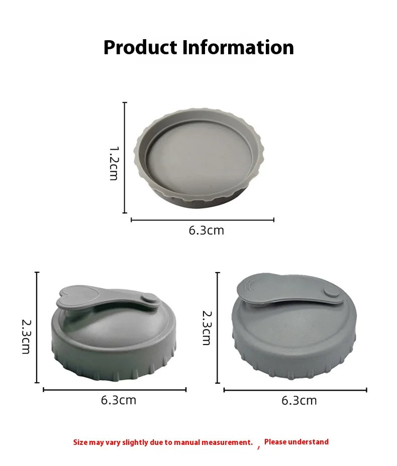 The New Best-selling Silicone LIDS for Cans, Soda Cans, Cups, Cola Seals and Beer Bottles Are Reusable and Easy To Use