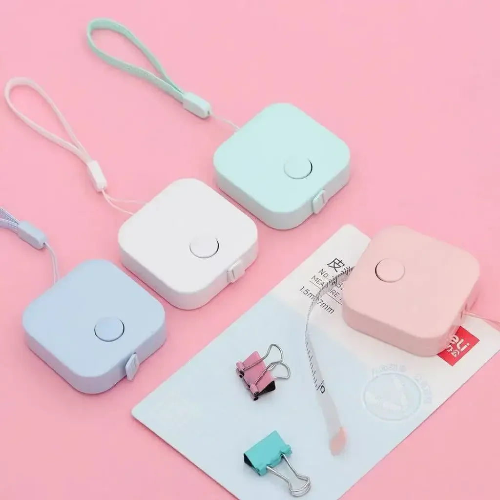 Portable Tape Measure With Push Button Retractable Soft Ruler for Weight Loss Medical Body Measurement Sewing Tool Tailor Craft