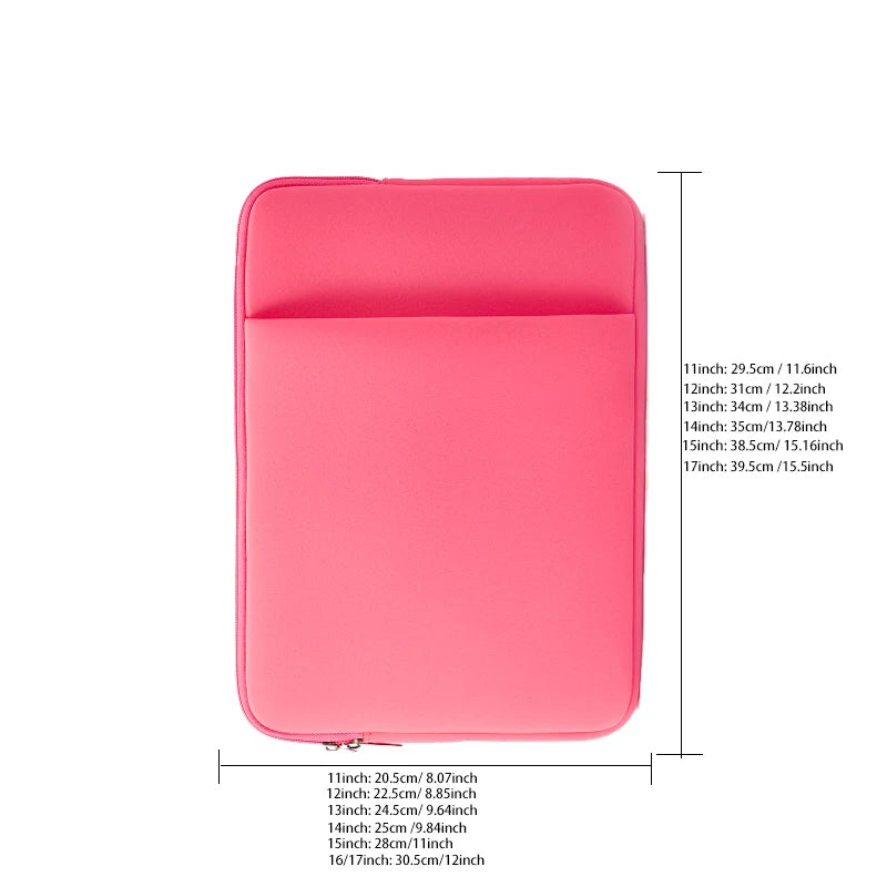Laptop Inner Bag 11/13/14/15/16/17 Inch Computer Bag Protective Cover, Front Pocket Can Hold Power, Multifunctional Laptop Bag